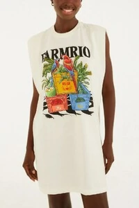 Vestido curto engradados farm rio Farm