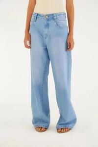 Calça jeans cintura media gancho baixo Farm