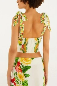 Blusa floral picnic Farm