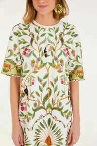 Vestido tshirt basico floresta doce Farm