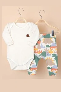 Conjunto body e calça dino Keko