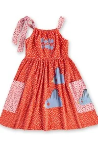 Vestido alça em malha digital Três e Já