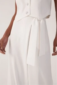 Calça linho transpasse Dress to