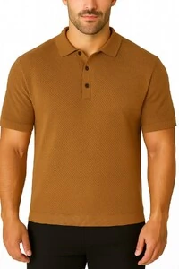 Camisa polo em tricot com botões Kwi