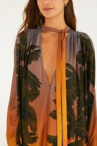 Vestido longo mirante Farm