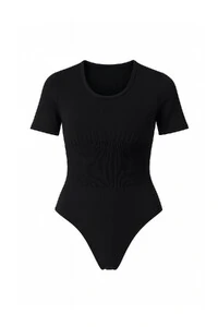 Body feminino manga curta modelador Kwi