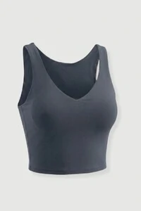 Top fitness de alça larga Kwi