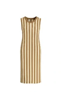 Vestido de tricot listrado Kwi