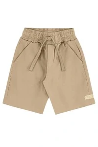 Bermuda em sarja com elastano Up Baby
