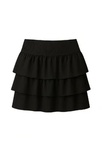 Saia curta babado Kwi