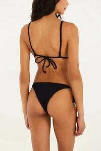 Biquini lacinho textura flor Farm