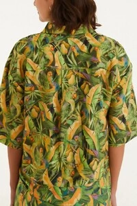 Camisa floresta de passarinho Farm