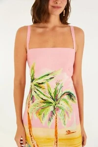 Vestido curto coqueiro Farm