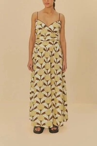 Vestido cropped banana deco Farm