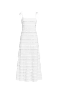 Vestido longo c/ renda Kwi