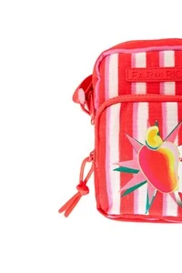 Bolsa da gema listrado silk caju Farm