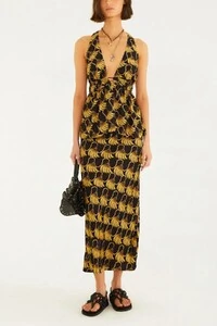 Saia longa banana tassel mini Farm