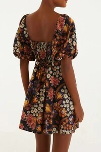 Vestido curto lili Farm