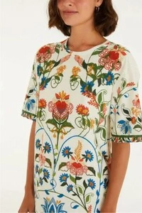 Vestido tshirt basico beleza Farm