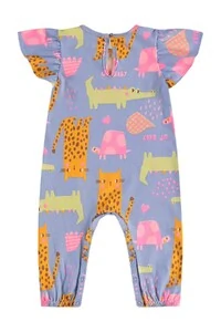 Macaquinho com faixa em cotton Up Baby