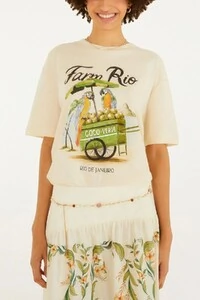 T-shirt média carrinho de coco Farm