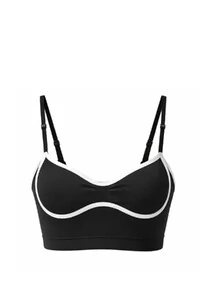 Top viés pair fitness em poliamida Kwi