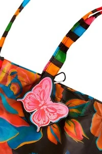 Bolsinha me leva rosas pintadas Farm