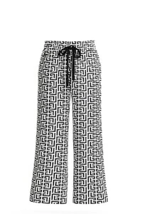 Calça em malha estampa fendi Kwi