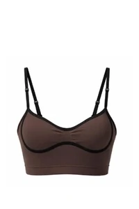 Top viés pair fitness em poliamida Kwi