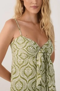 Macacão crepe estampa jardim Dress to
