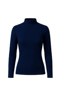 Blusa térmica fleece feminina gola média Kwi