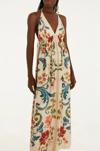 Vestido cropped sonho real Farm