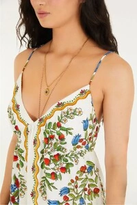 Vestido curto amor de fruta lenço Farm