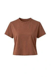 T-shirt feminina em algodão encorpado Kwi