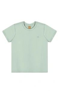 Camiseta manga curta em meia malha Up baby