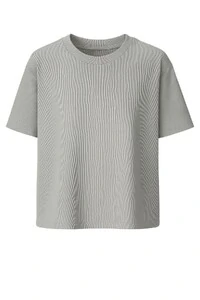 Camisa em Tricot gola careca Kwi