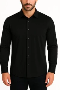 Camisa social ML masculina slim Kwi