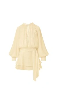 Vestido curto manga longa Kwi