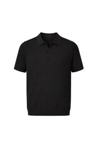 Polo masculina em retilinea texturizada Kwi