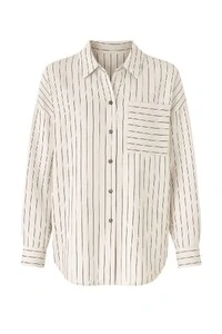 Camisa listrada com bolso Kwi