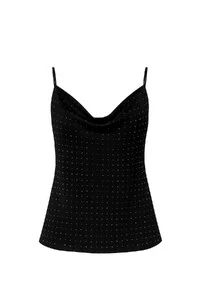 Blusa de alcinha com brilhos Kwi