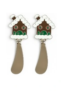 Kit espátulas em metal natal 2 pçs Kwi