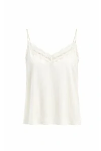 Regata poliamida com renda Kwi