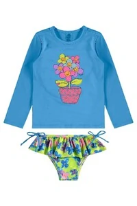 Biquini em malha uv fps+50 Up Baby