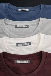 Camiseta masculina em algodão peruano Kwi