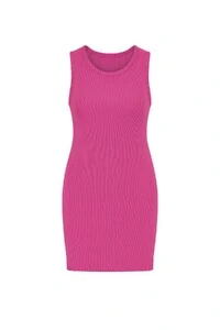 Vestido curto sem manga feminino Kwi