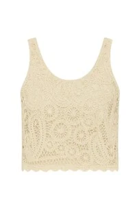 Blusa feminina regata crochê Kwi