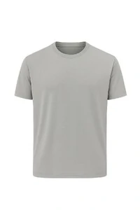 Camiseta masculina básica em malha gola careca Kwi