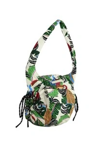 Bolsa tropicana tucanos e folhagens Farm