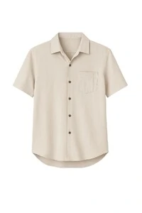 Camisa com botões e bolso frente Kwi